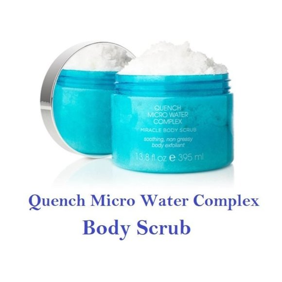 Quench Miracle Body Scrub sz 13.8 Fl Oz Micro Water Complex - Picture 3 of 7